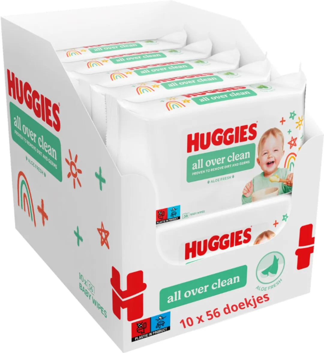 Huggies All Over Clean Billendoekjes