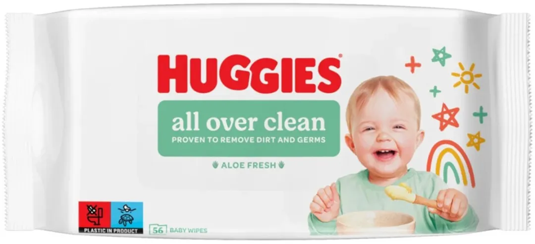 Huggies All Over Clean Billendoekjes - 560 Stuks