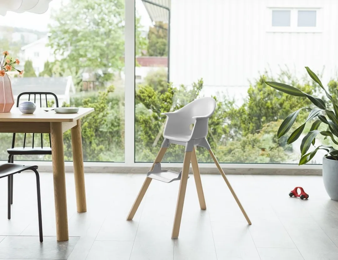 Stokke Clikk Kinderstoel Cloud Grey - Alles-in-één