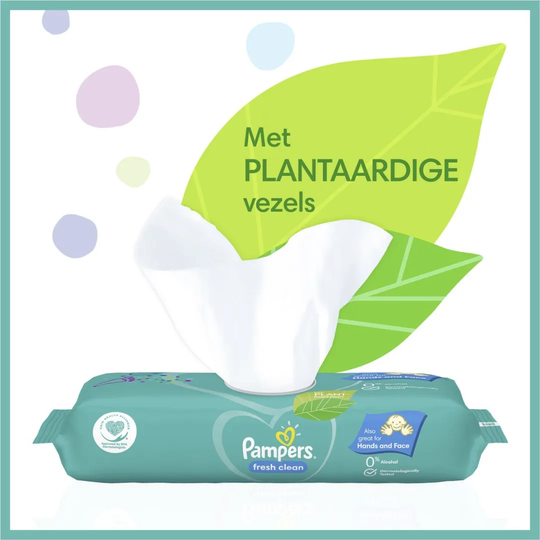 Pampers Fresh Clean Billendoekjes 1248 Stuks