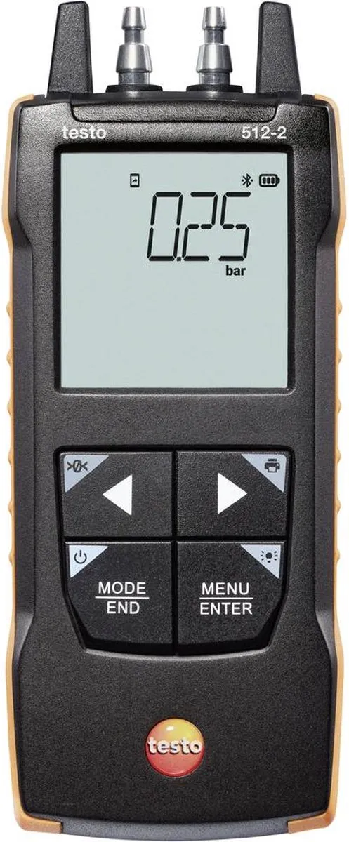 Testo 512-2 Gasdrukmeter 0-2000 hPa