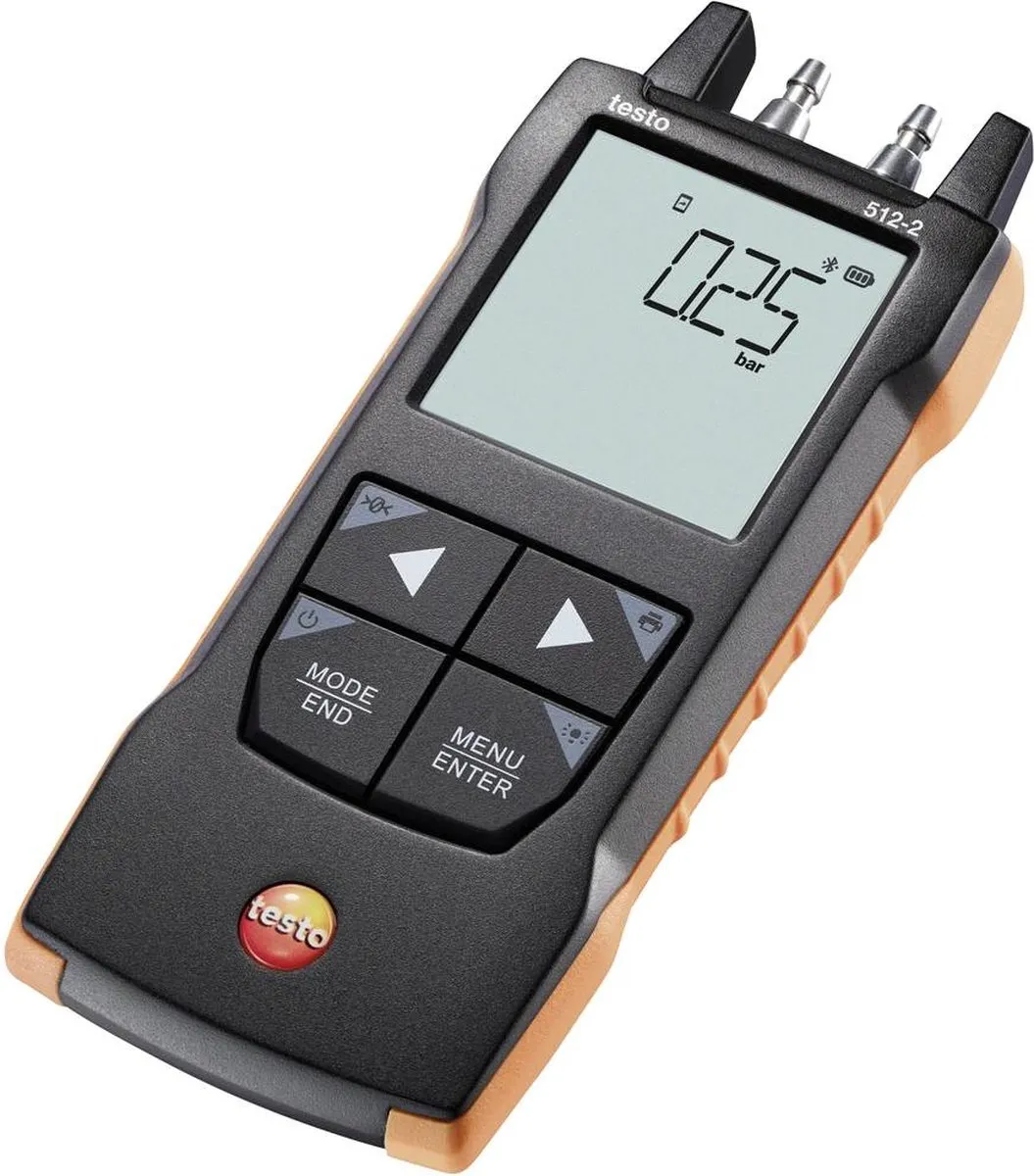 Testo 512-2 Gasdrukmeter 0-2000 hPa