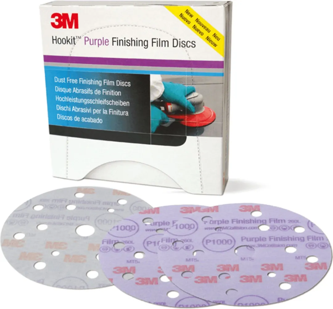 3M 51304 Hookit Purple Finishing Schuurschijven 150mm P2000