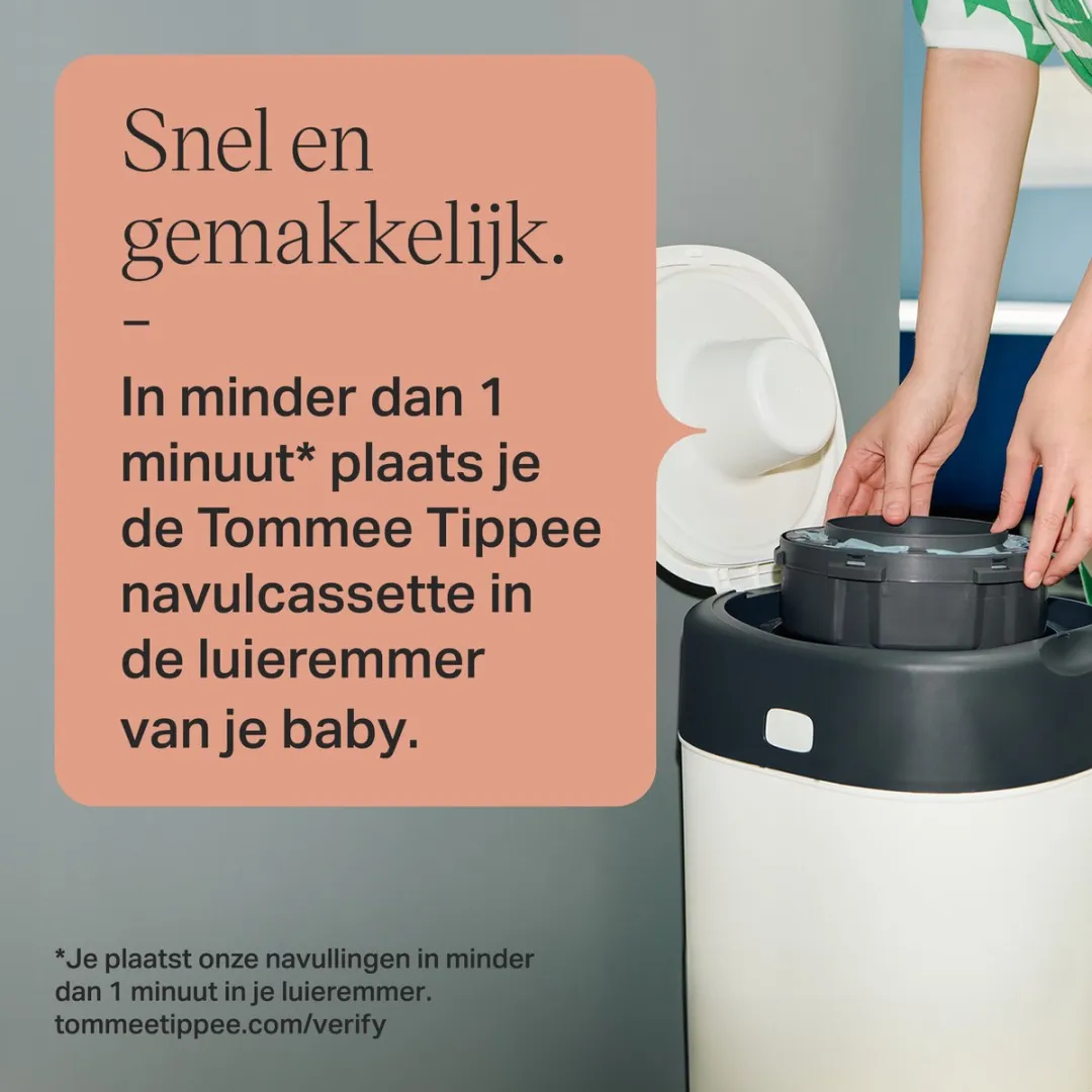 Tommee Tippee Twist & Click Navulcassettes 18 Stuks