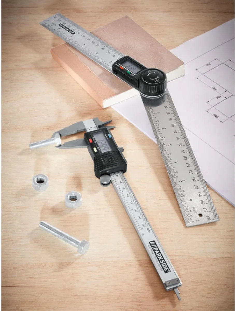 PARKSIDE Digitale Schuifmaat RVS - 0°-360° - afbeelding 6 van 6