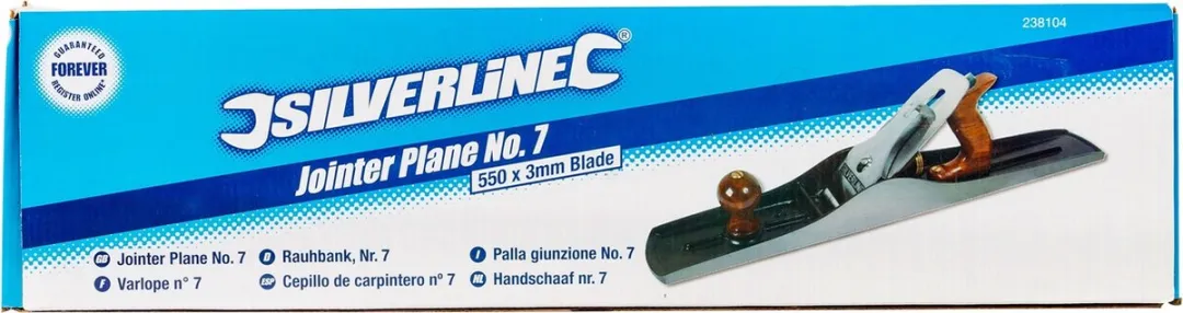 Silverline Handschaaf 60mm Palissander - Gietijzer - 3.75kg
