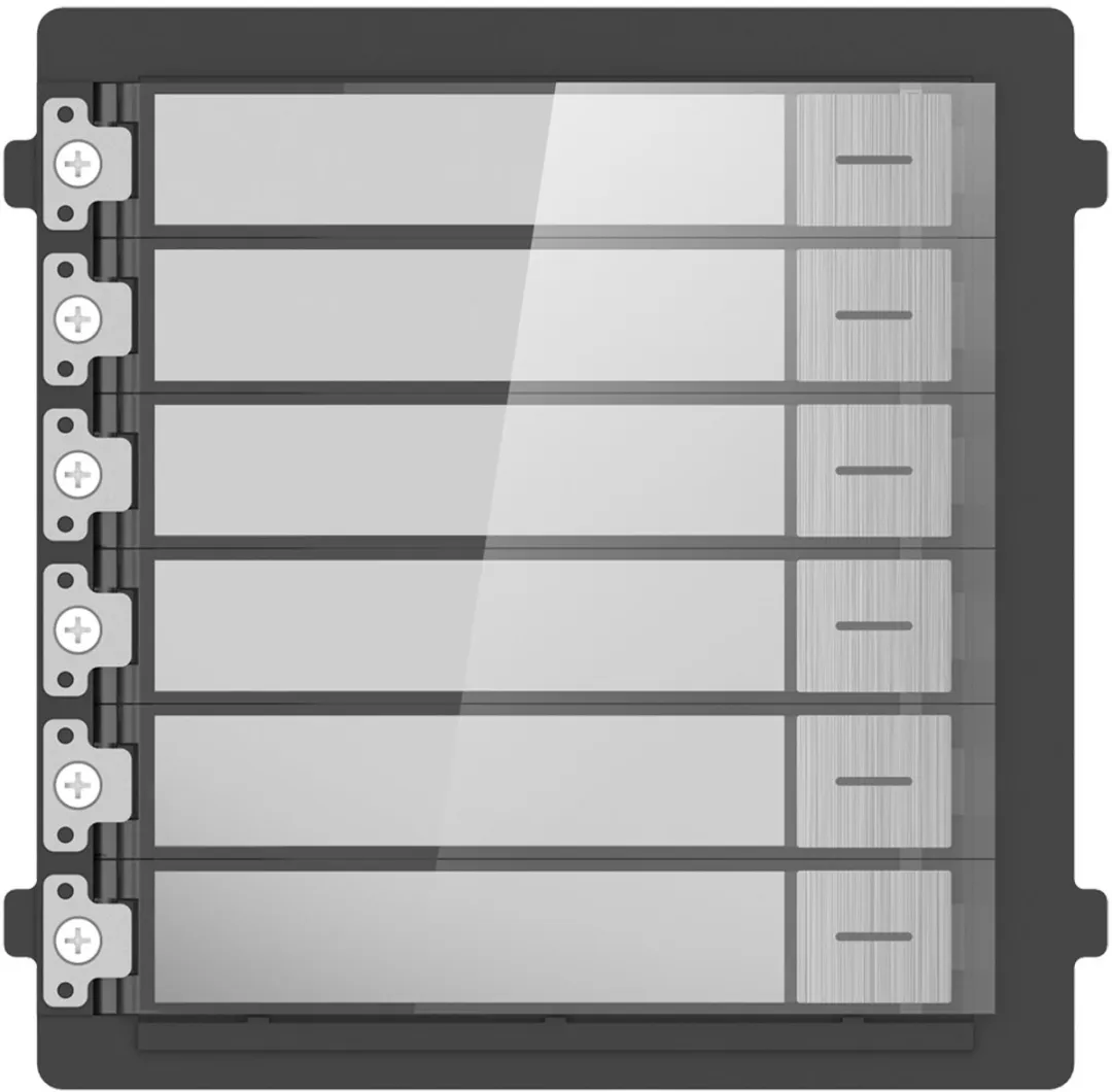Hikvision DS-KD-KK Module 6x Beldrukker
