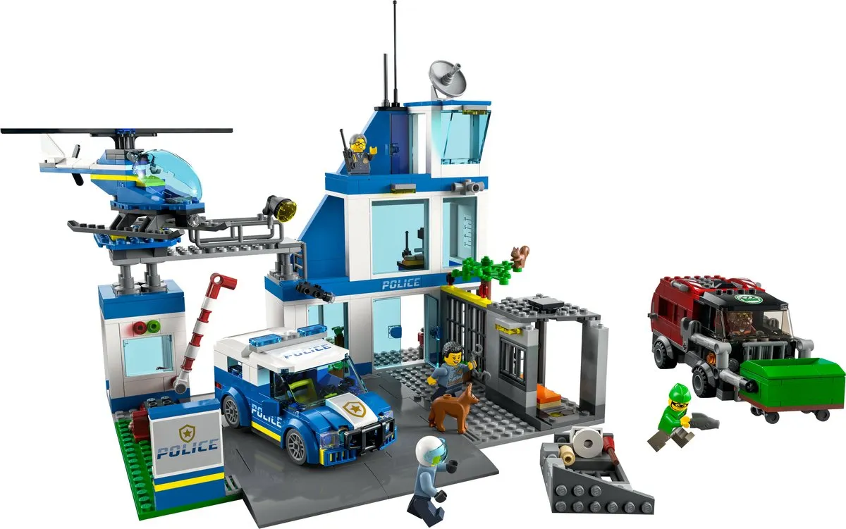 LEGO City Politiebureau 60316 - 668 Stukken - 5 Minifiguren - afbeelding 6 van 6