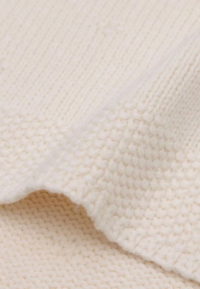 Jollein Wiegdeken Cosy Knit Ivory 75x100cm