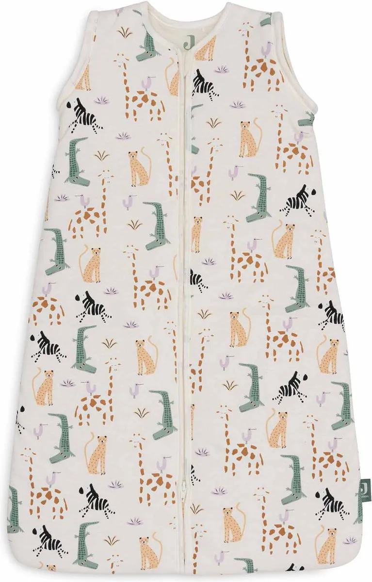 Jollein Baby Slaapzak Winter 110cm Jungle Jambo - Afritsbare mouw