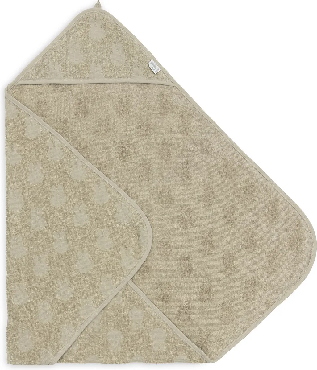 Jollein x Nijntje Badcape Badstof 75x75cm - Olive Green
