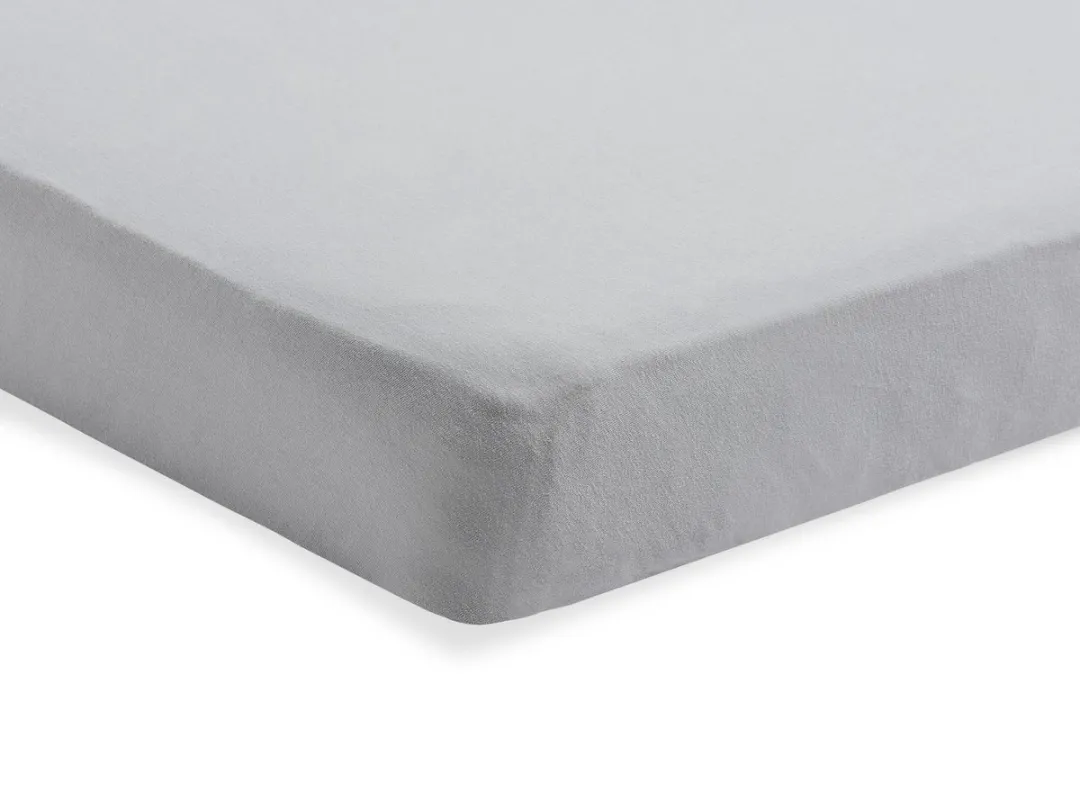 Jollein Baby Hoeslaken Jersey Soft Grey - 60x120cm