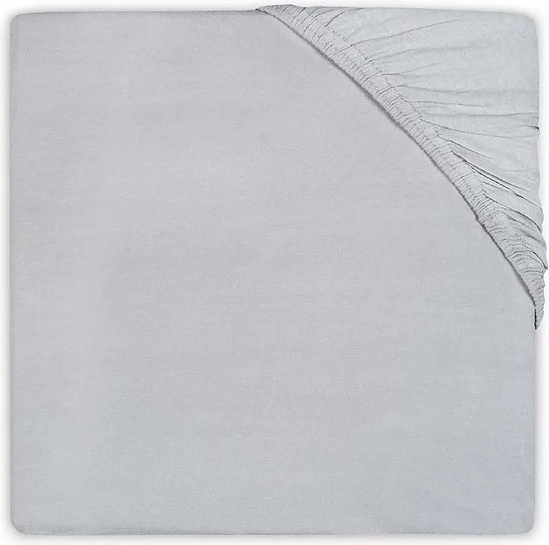 Jollein Baby Hoeslaken Jersey Soft Grey