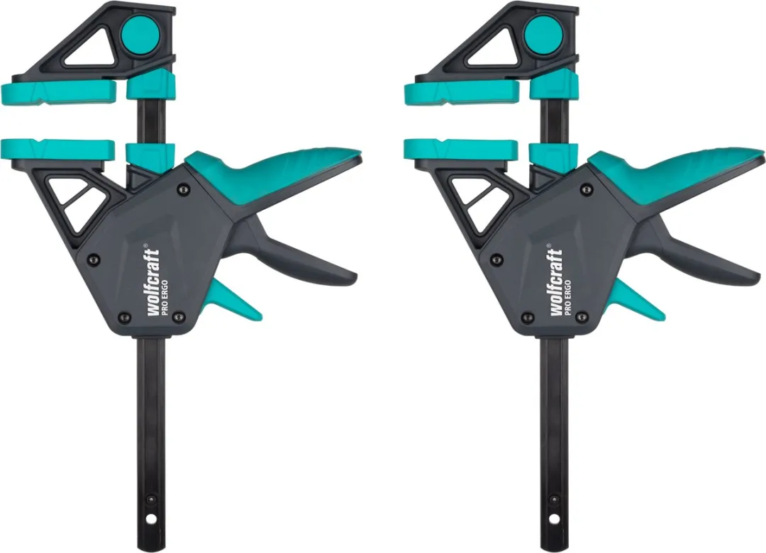 Wolfcraft 2 Lijmklemmen PRO ERGO 150mm