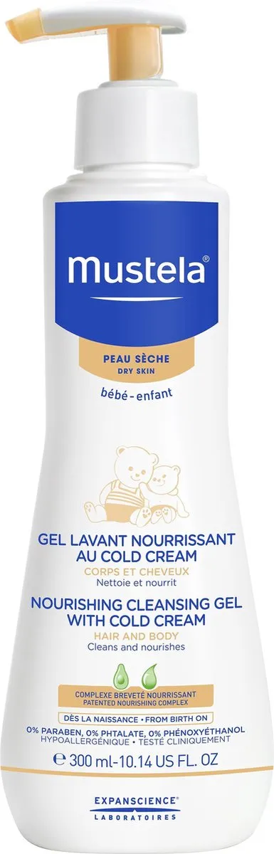 Mustela Voedende Wasgel Cold Cream 300ml