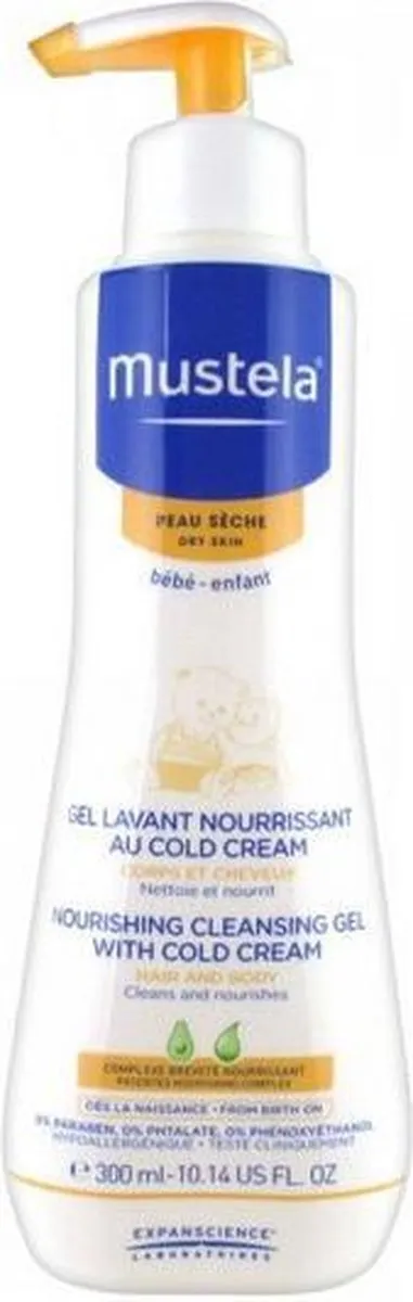 Mustela Voedende Wasgel Cold Cream 300ml