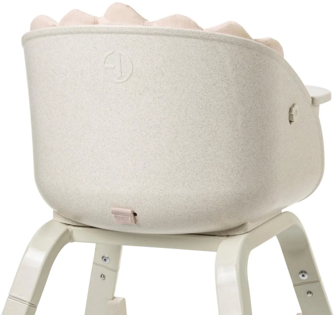 Elodie Grace Kinderstoel Kussen Powder Pink - Omkeerbaar
