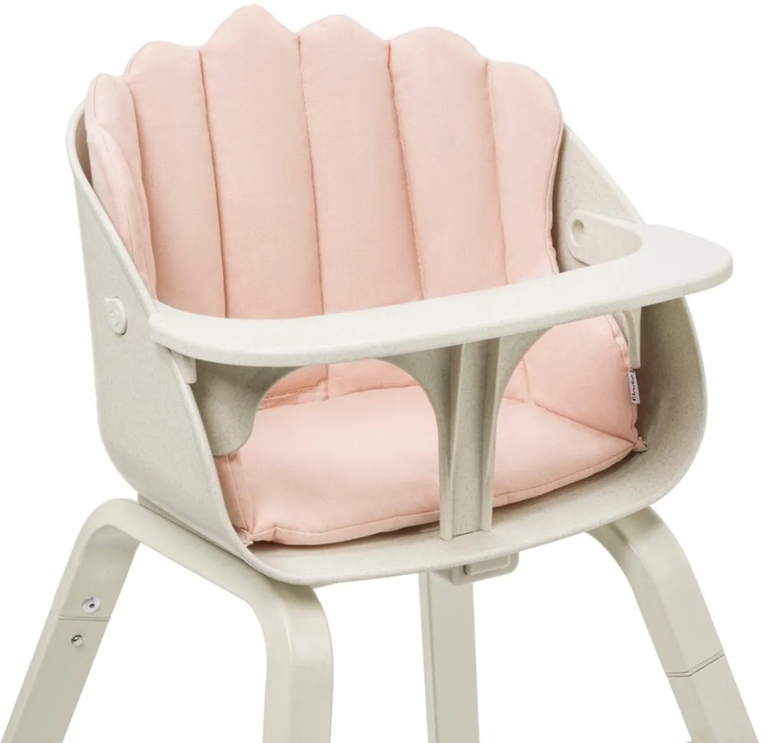 Elodie Grace Kinderstoel Kussen Powder Pink - Omkeerbaar