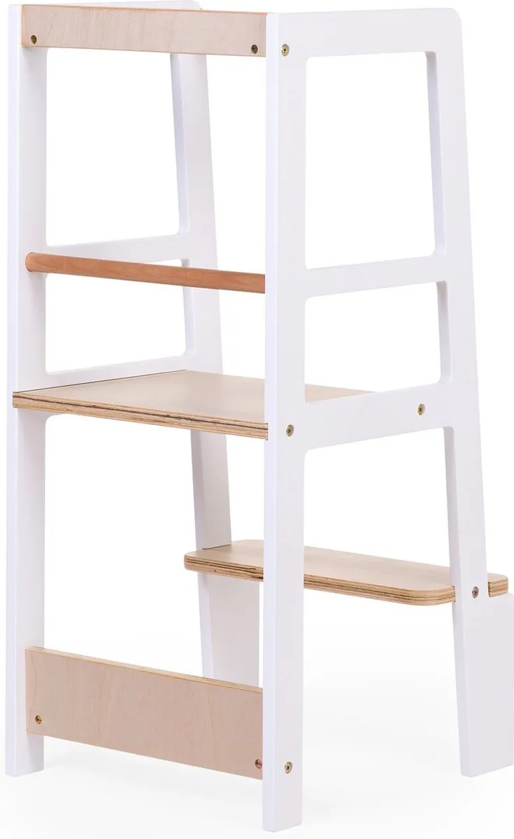 Childhome Leertoren Wit/Naturel