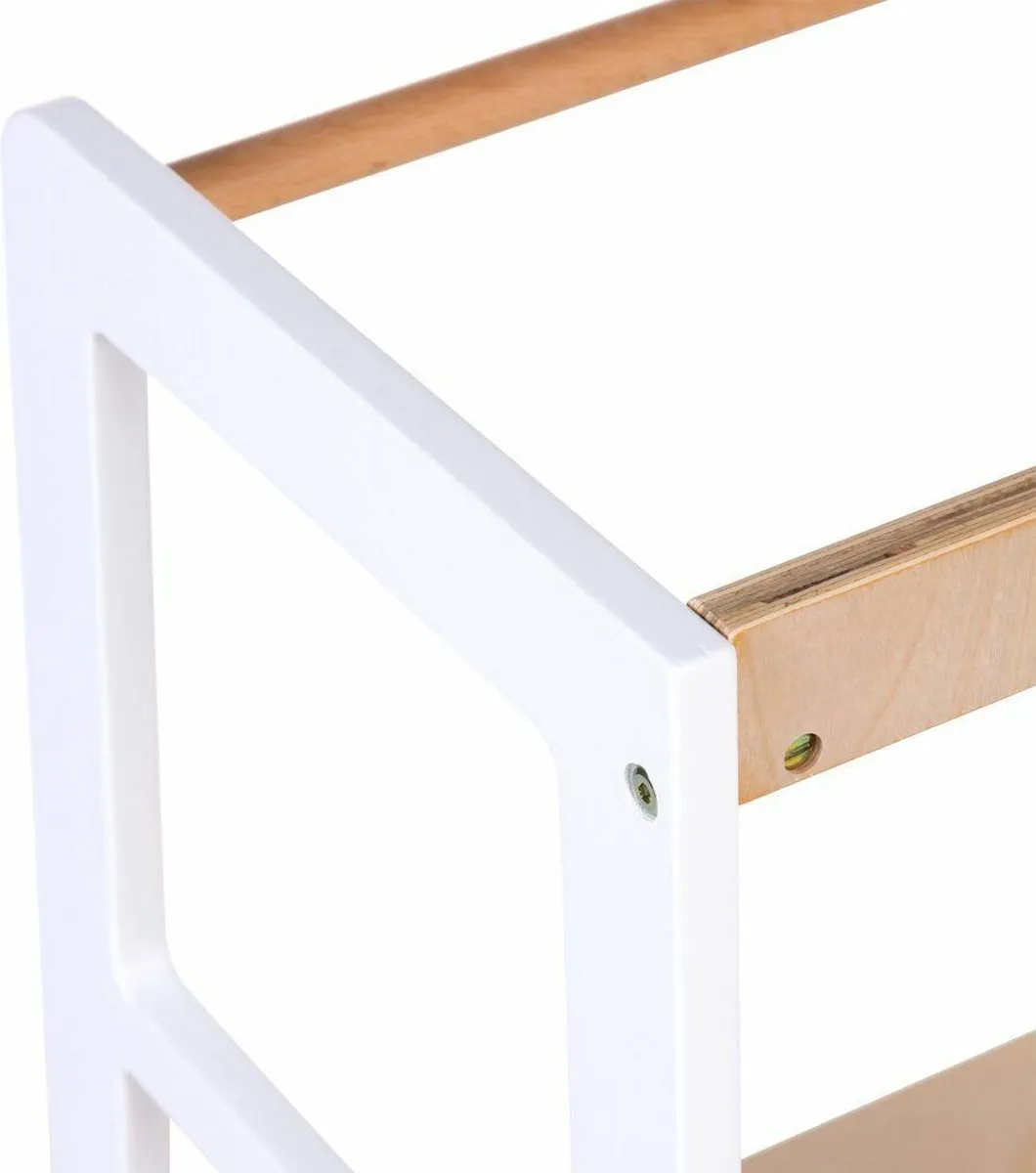 Childhome Leertoren Wit/Naturel - tot 100kg