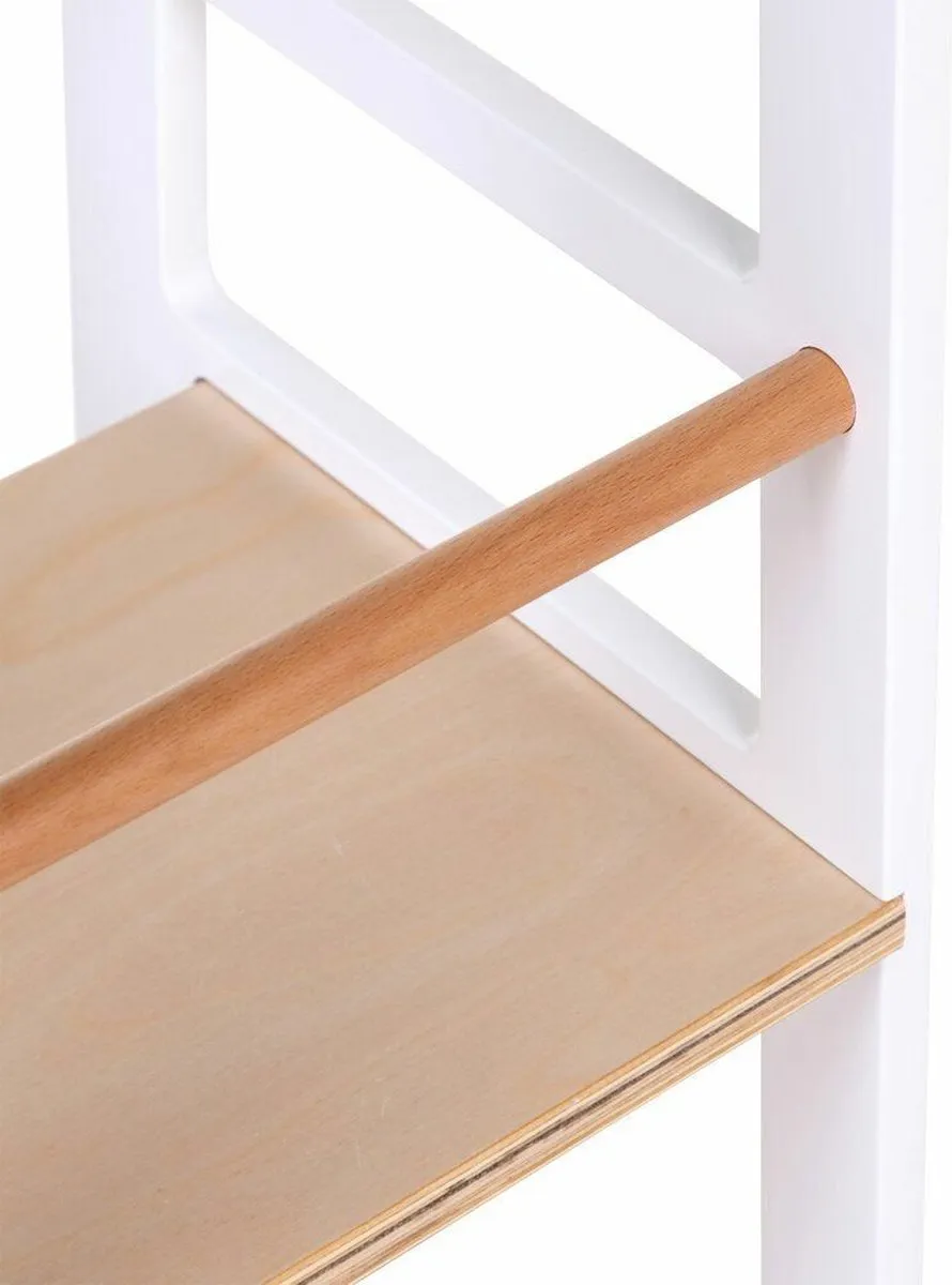 Childhome Leertoren Wit/Naturel - tot 100kg