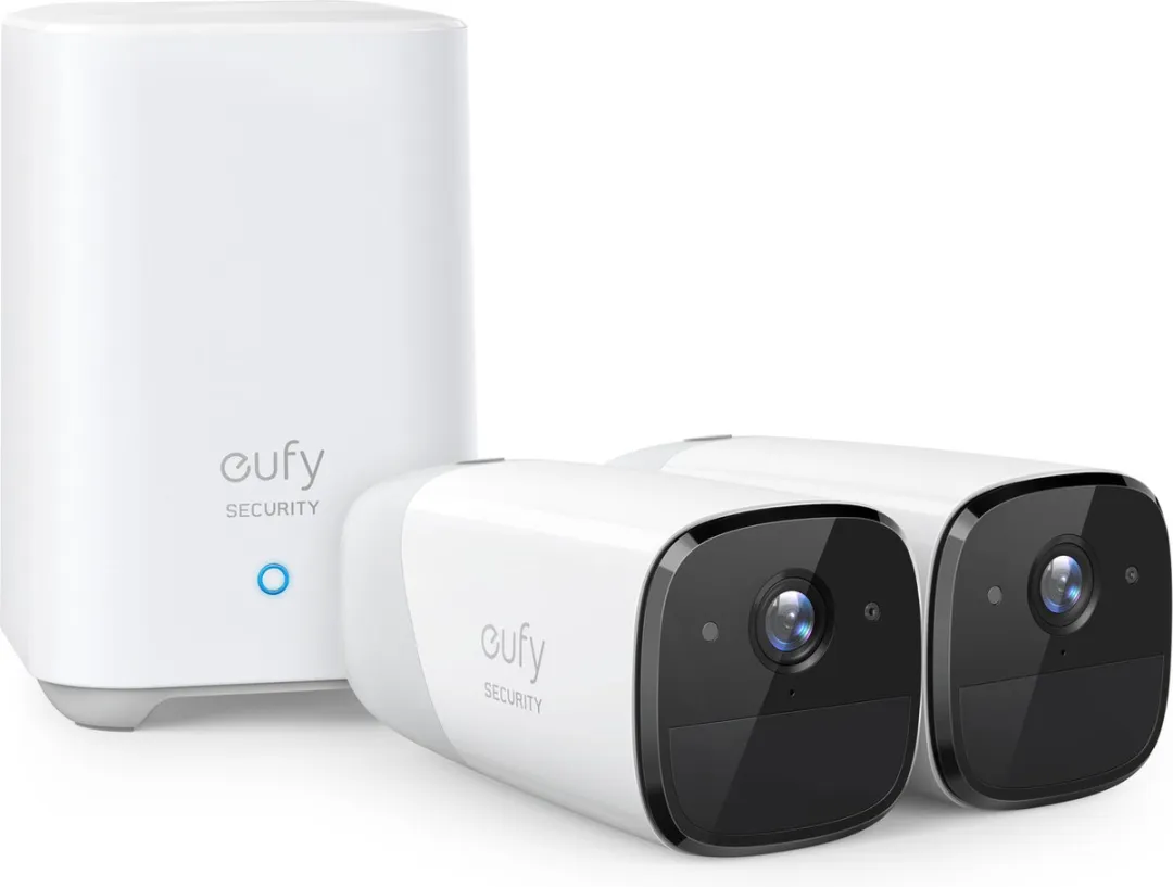 Eufy Cam 2 Pro T88513D1 Beveiligingscamera - 2 Stuks Wit
