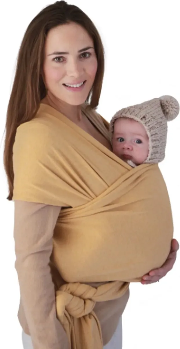 Mushie Draagdoek Mustard Melange