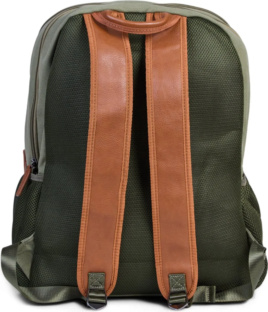 Childhome Daddy Backpack Verzorgingsrugzak - Kaki - 36x20x48cm