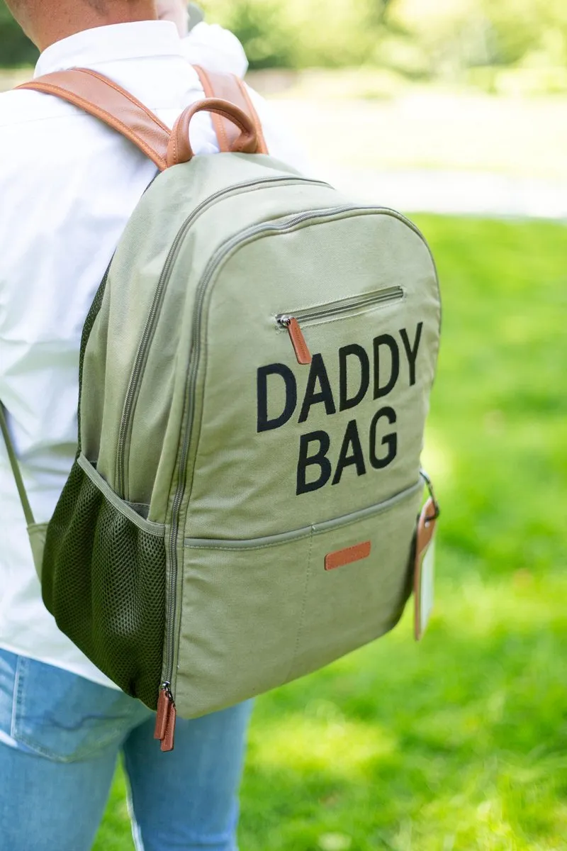Childhome Daddy Backpack Verzorgingsrugzak - Kaki - 36x20x48cm