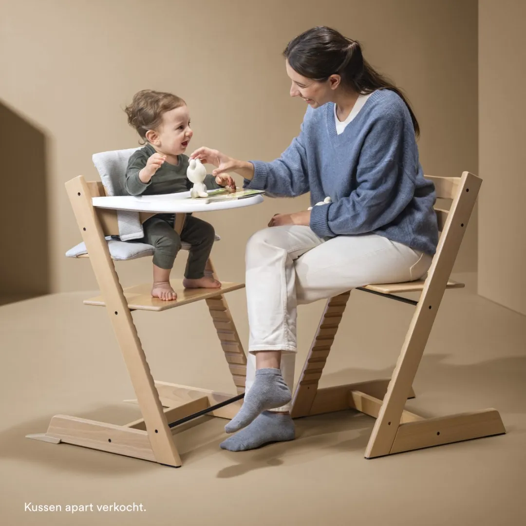 Stokke Tripp Trapp Babyset 2 - Naturel - Incl. dienblad Wit