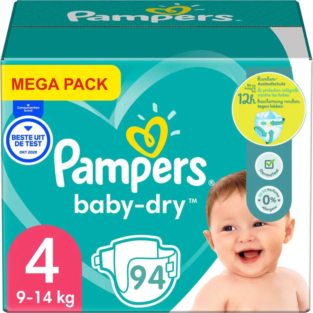 Pampers Baby Dry Luiers Maat 4