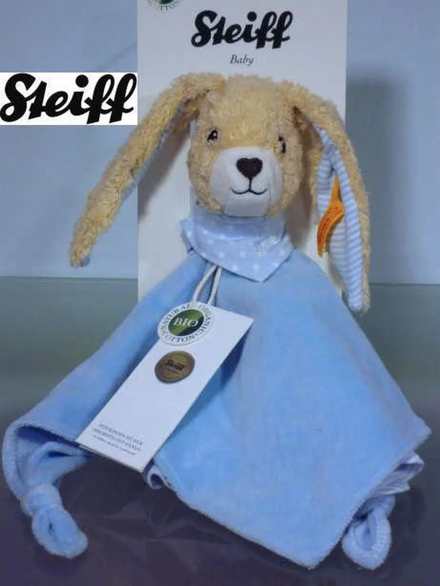 Steiff Knuffeldoek Hoppel Haas - Multicolor