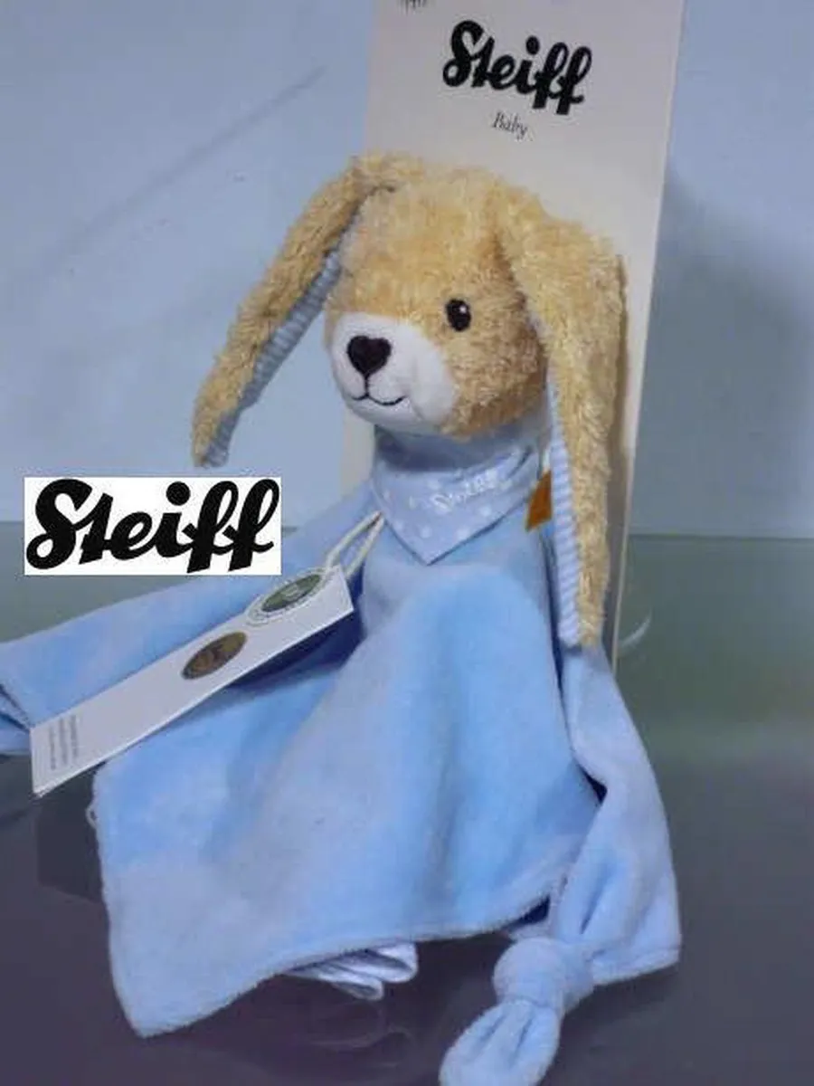 Steiff Knuffeldoek Hoppel Haas - Multicolor