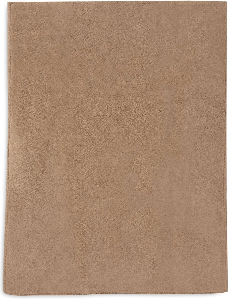 Jollein Deken Wieg 75x100cm Check Knit Biscuit