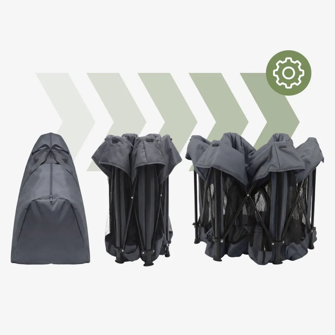 Tulano Cozy 30 Babybox - Grafiet - 125cm - 6-36 maanden