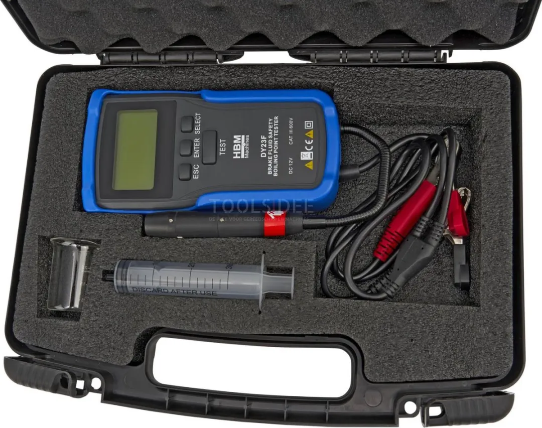 HBM Digitale Remvloeistoftester - Kookpunttester DOT3/DOT4/DOT5.1