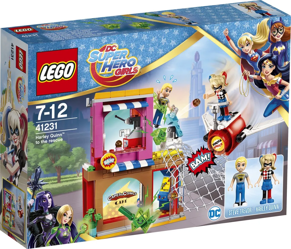LEGO DC Super Hero Girls Harley Quinn Schiet te Hulp 41231