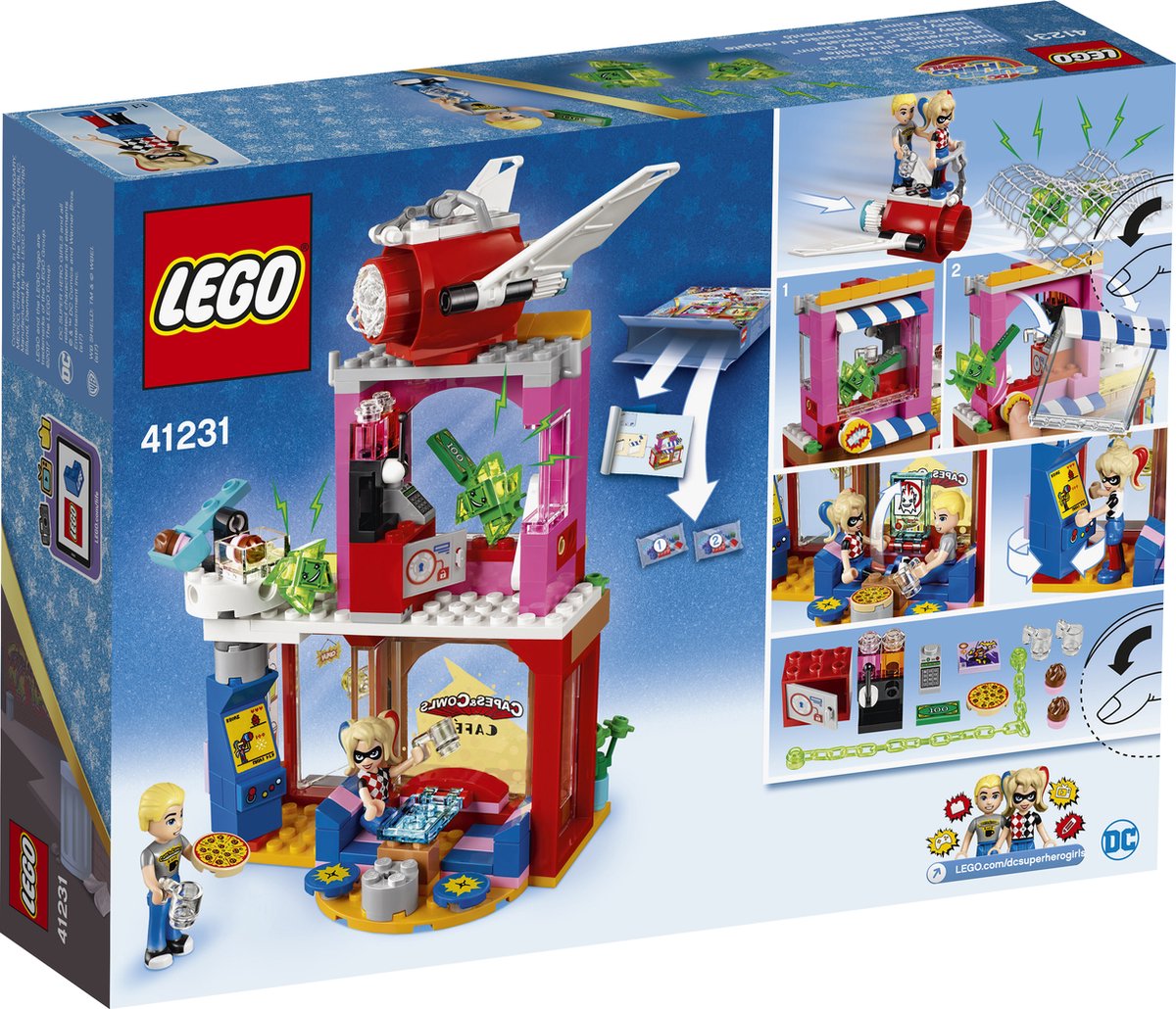 LEGO DC Super Hero Girls Harley Quinn Schiet te Hulp - 41231