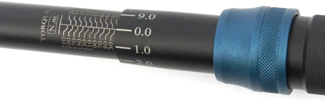 HBM Momentsleutel 5-delig 1/2" 40-210Nm - Zwart