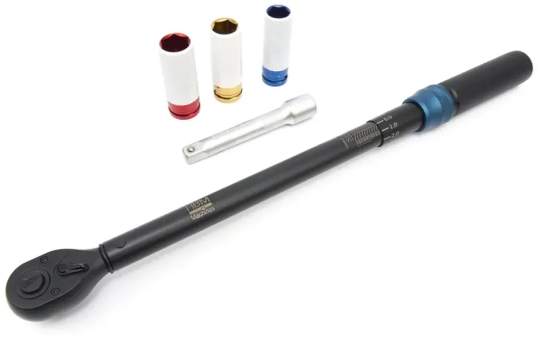 HBM Momentsleutel 5-delig 1/2" 40-210Nm