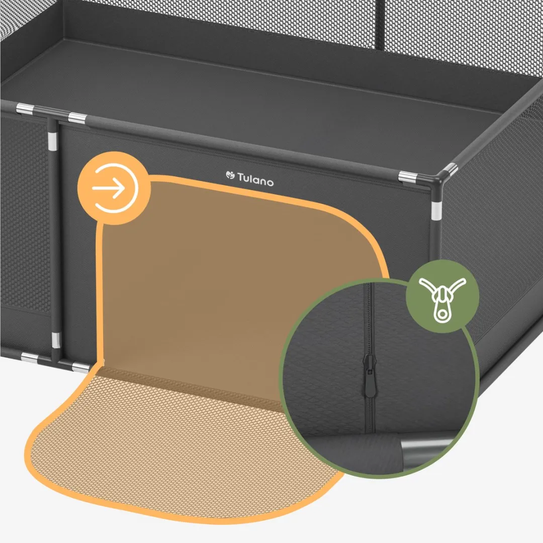Tulano Cozy 28 Babybox 180x200cm - Grafiet
