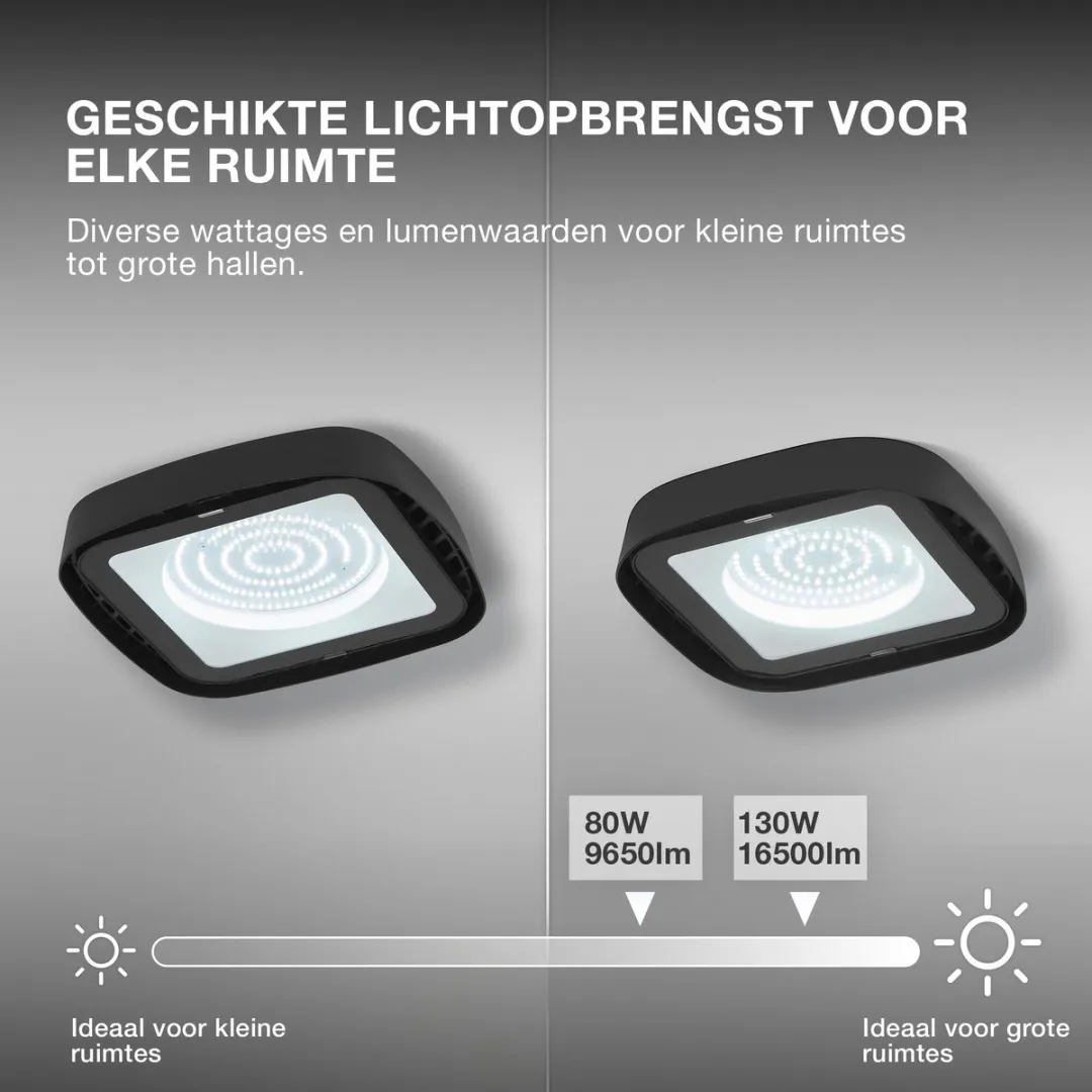 Osram Highbay Ufo 130W LED Plafondlamp - 15.000 Lm Zwart