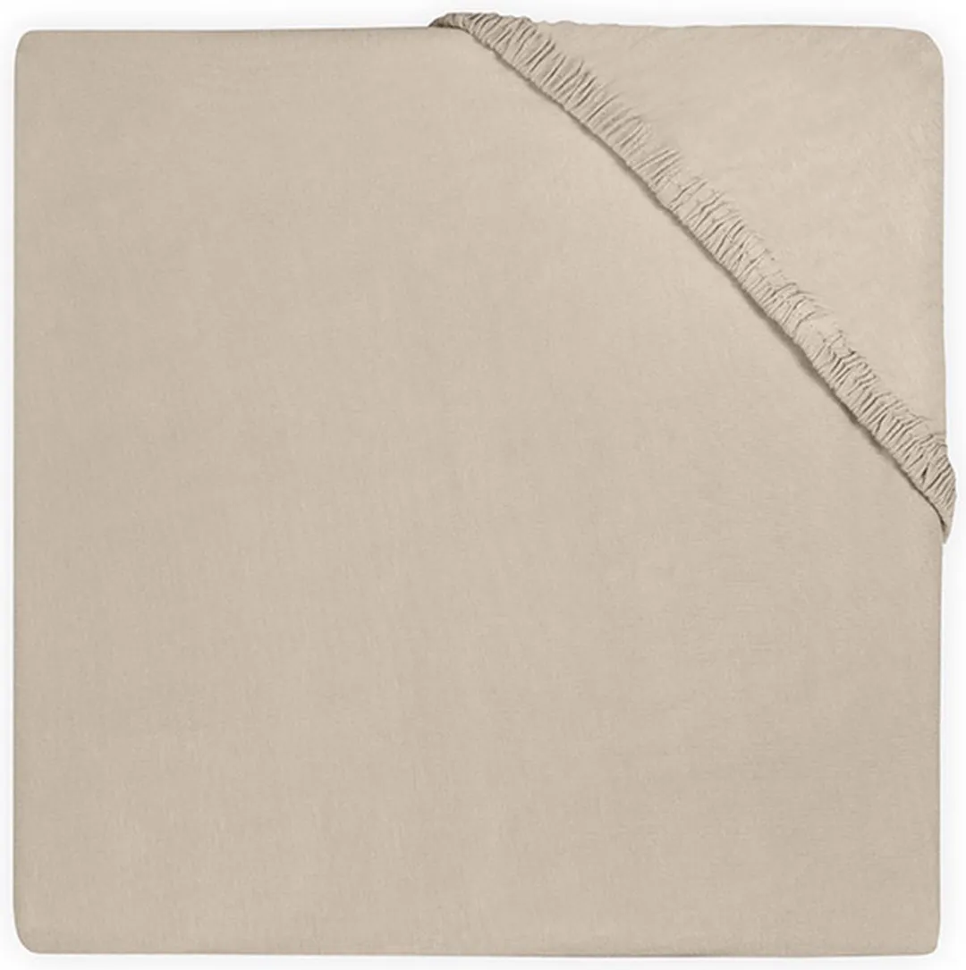 Jollein Baby Hoeslaken Wieg Jersey - Nougat - 40/50x80/90cm