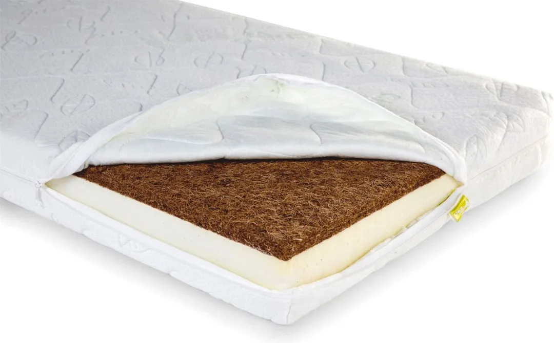 Childhome Duo Kokos Natural Safe Sleeper Matras 70x140cm - Anthracite