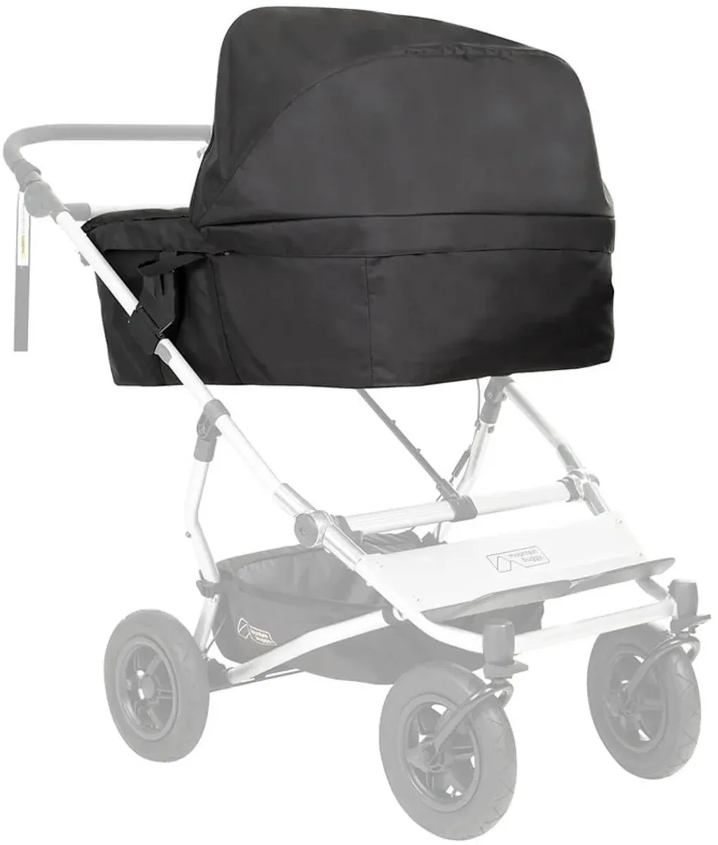 Mountain Buggy Carry Cot Plus Twins - Black