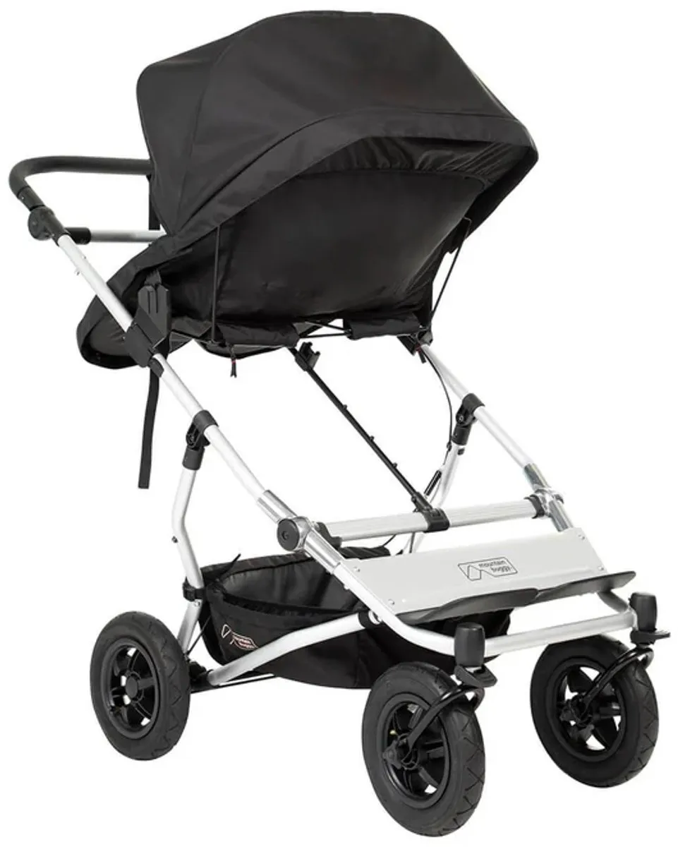 Mountain Buggy Carry Cot Plus Twins - Black
