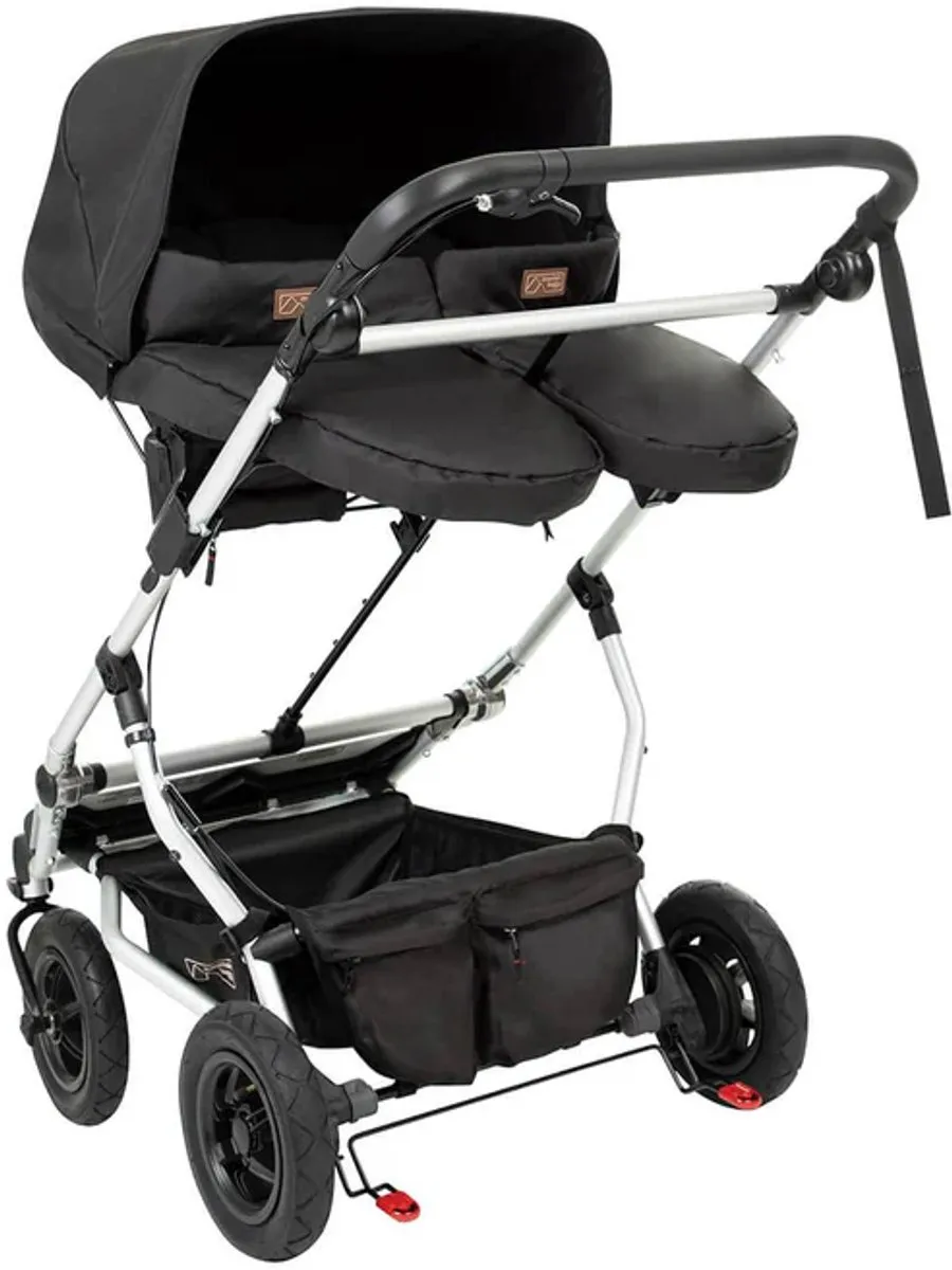 Mountain Buggy Carry Cot Plus Twins - Black