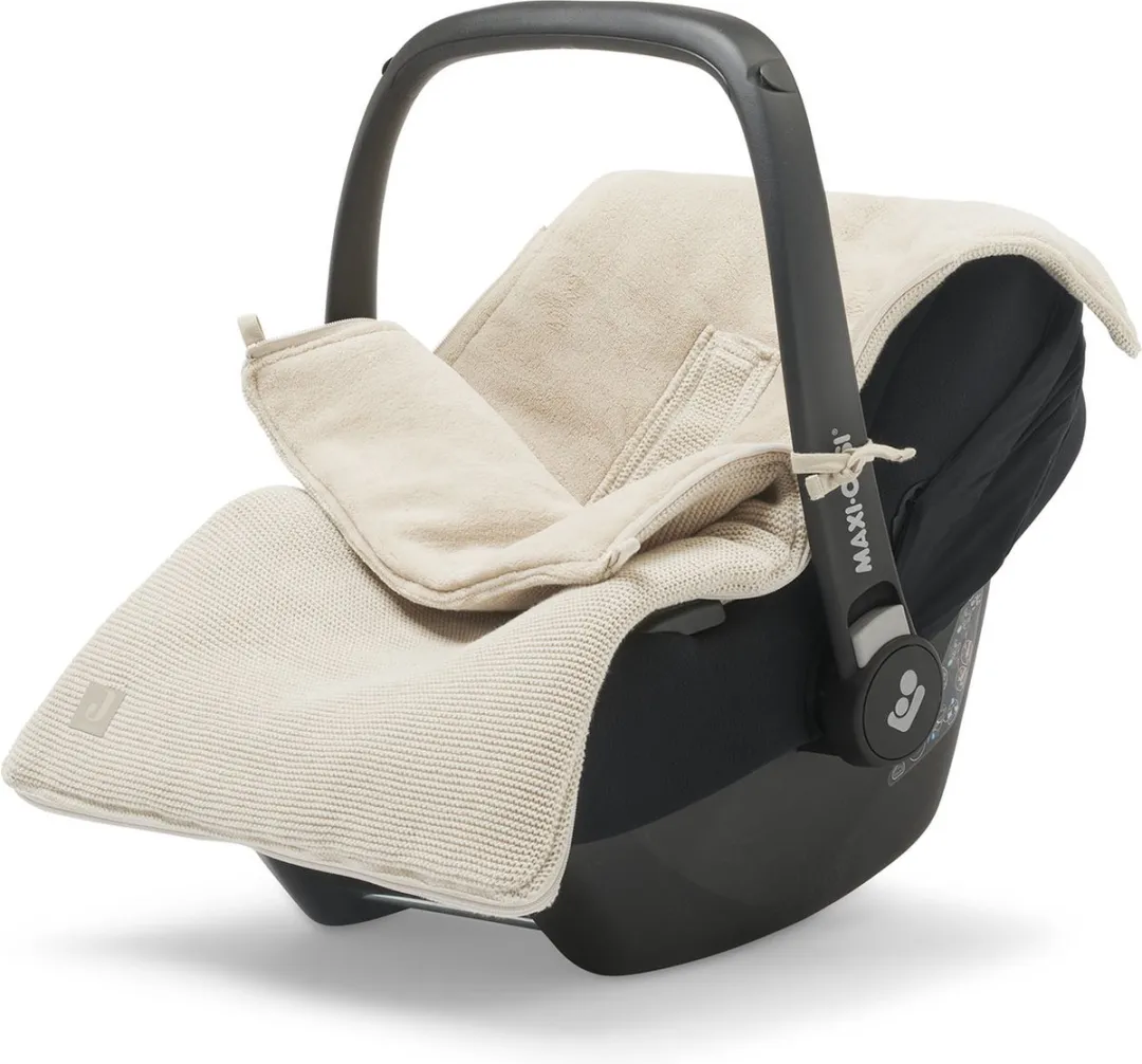 Jollein Voetenzak Autostoel Kinderwagen 42x82cm - Nougat