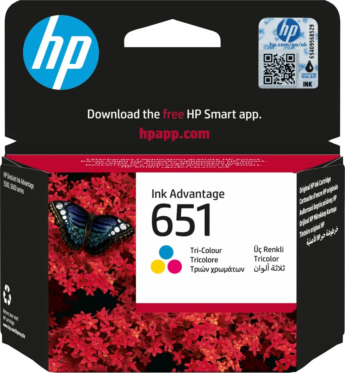 HP 651 C2P11AE Inktcartridge
