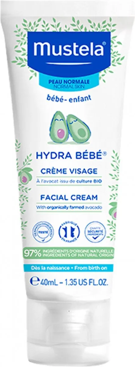 Mustela Baby Gezichtscrème Normale Huid 40ml